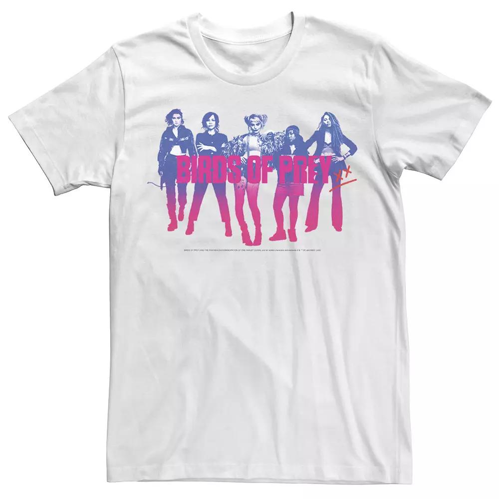 Men's Harley Quinn: Birds of Prey Gradient Girls Group Tee,  Product Image