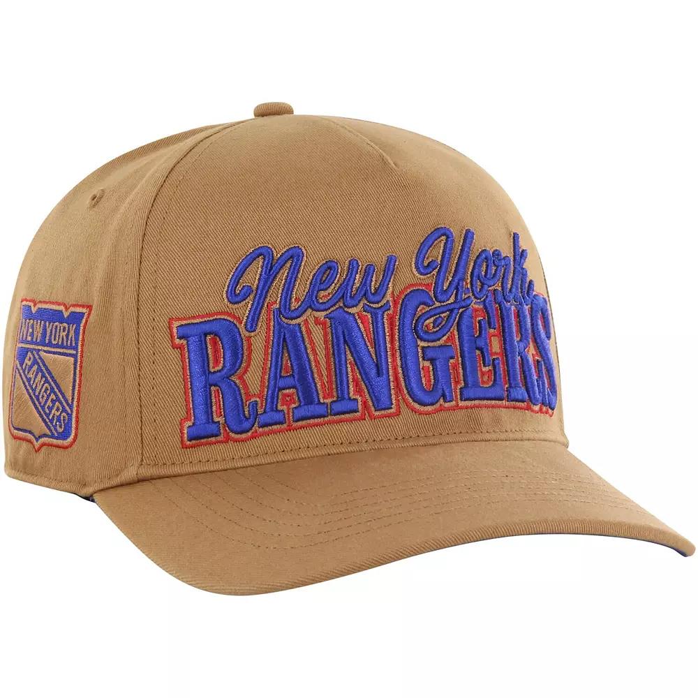 Men's '47 Tan New York Rangers Barnes Hitch Adjustable Hat, Ran Team Product Image