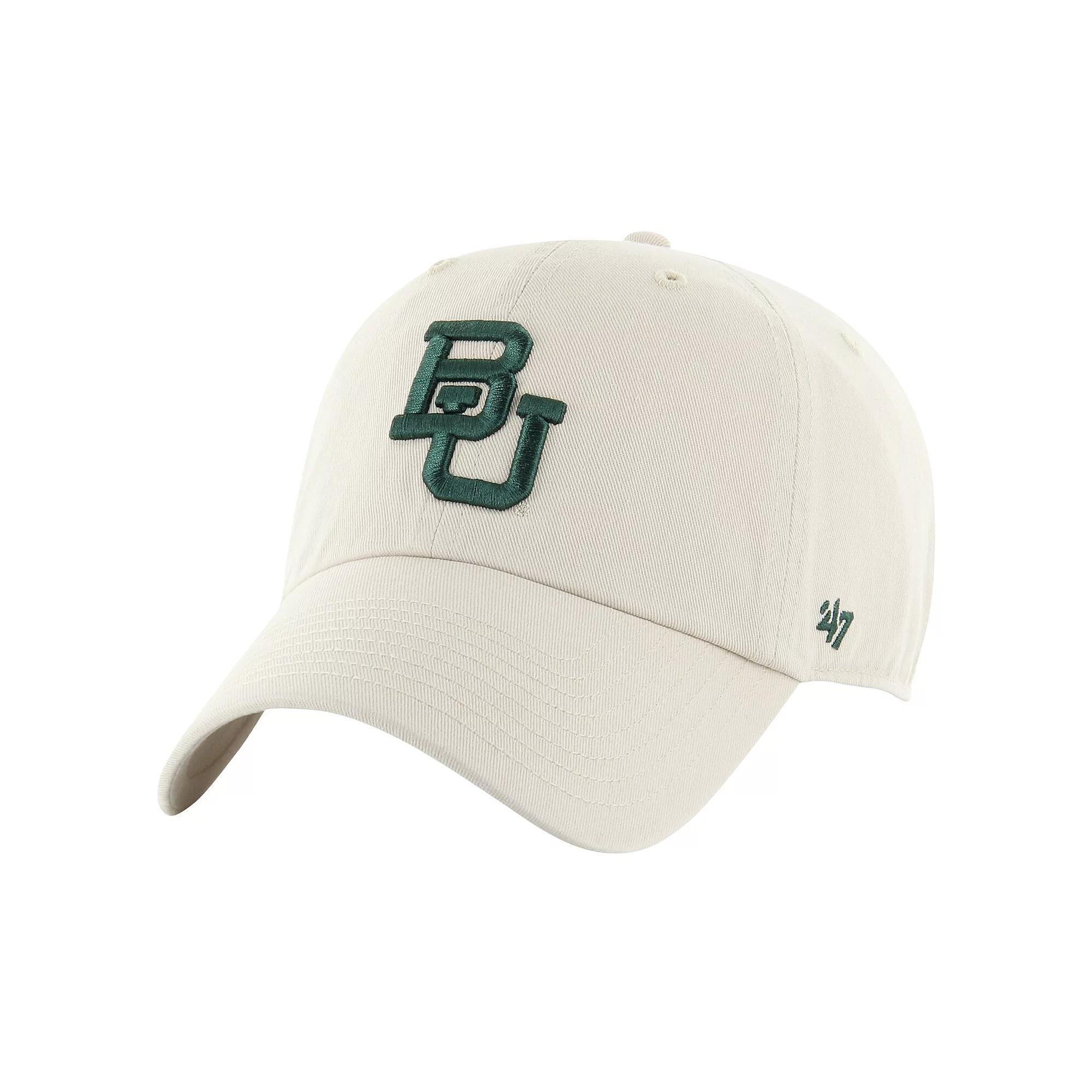 Men's '47 Cream Baylor Bears Vintage Clean Up Adjustable Hat, Bay Beige Product Image