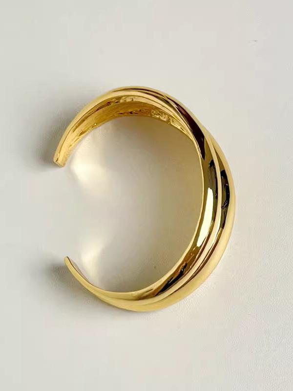 Geometric Shiny Solid Color Bracelet Accessories Product Image