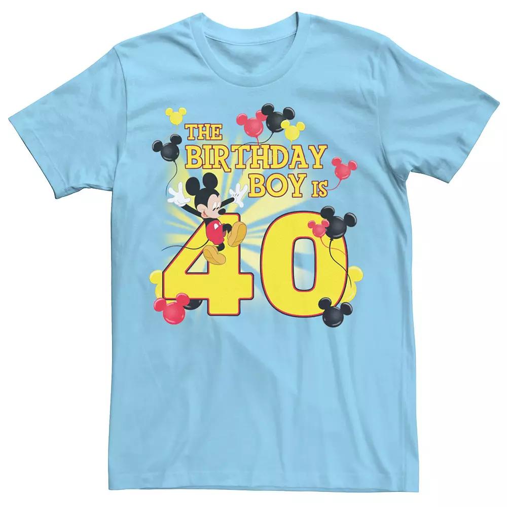 Disney's Mickey & Friends Men's 40 Year Old Birthday Boy Tee,  Product Image