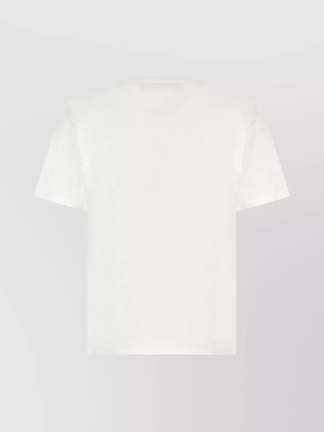 VALENTINO Mens Avorio Logo-print Crew-neck Cotton-jersey T-shirt Product Image