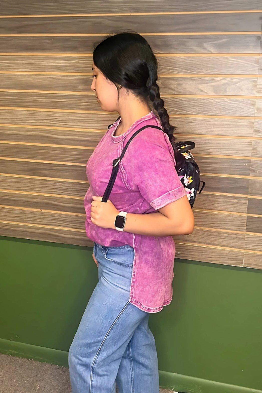 Vintage Wash French Terry Top Product Image