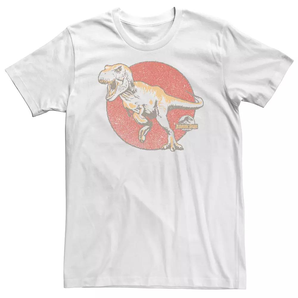 Big & Tall Jurassic Park T-Rex Portrait Tee, Men's, Size: XL Tall, White Product Image