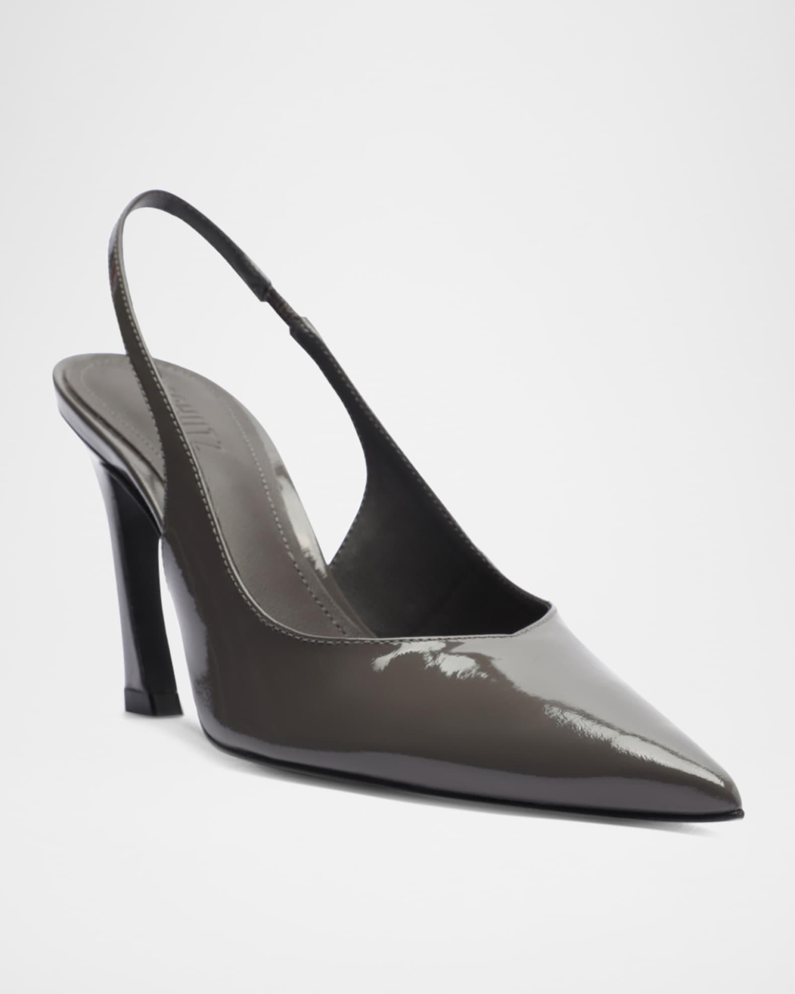 Lexi Shiny Leather Slingback Pumps Product Image
