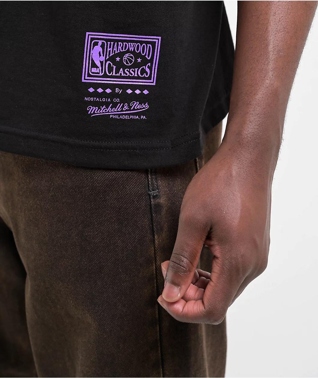 Mitchell & Ness Raptors Shatter Black T-Shirt Product Image