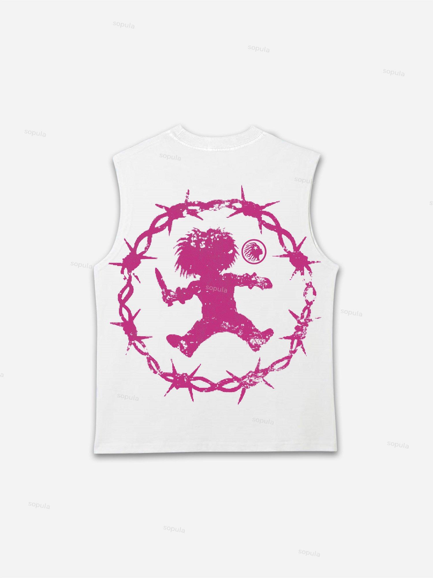 Dont You Wanna Play Print Tank Top Product Image