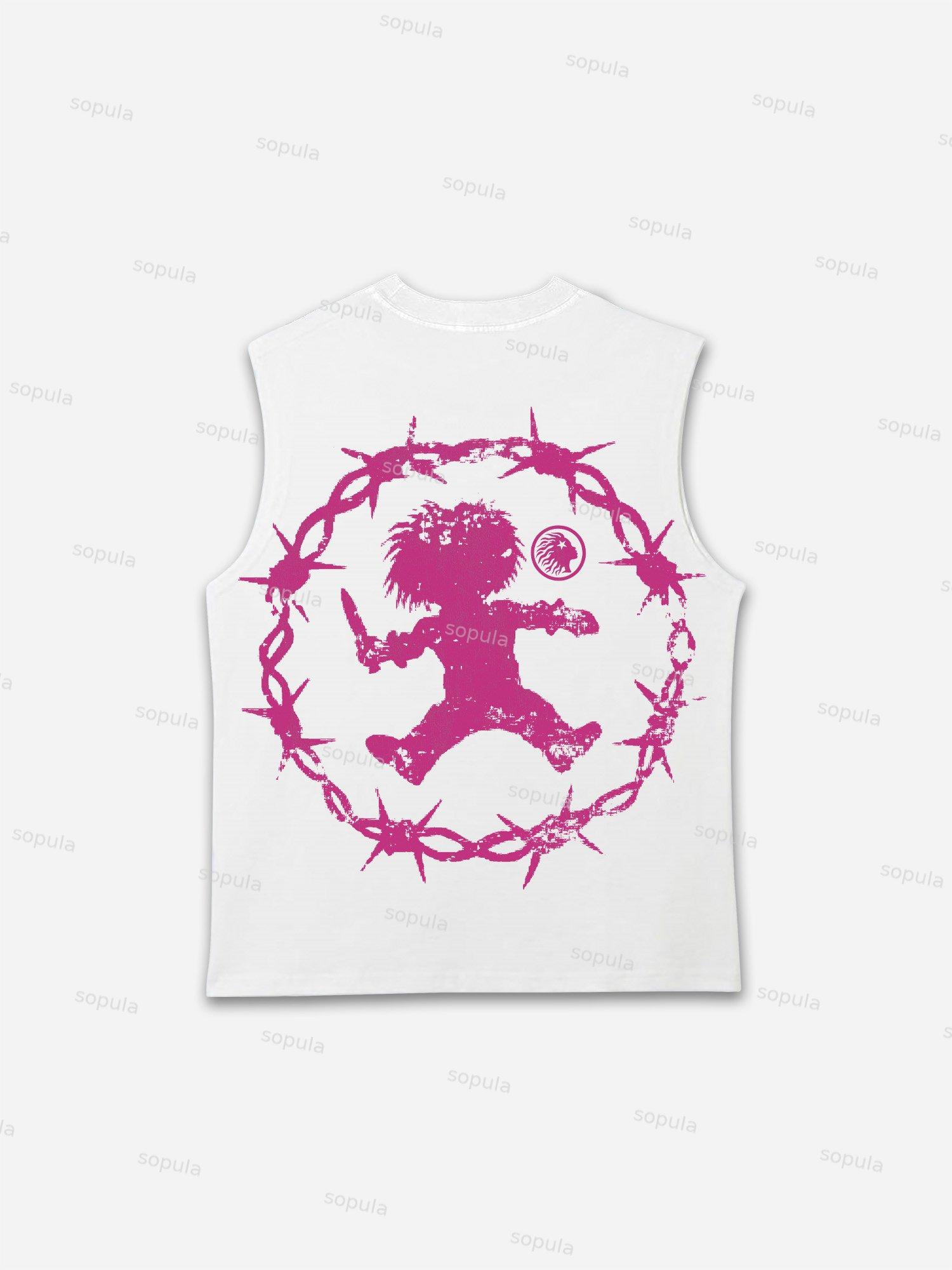 Dont You Wanna Play Print Tank Top Product Image