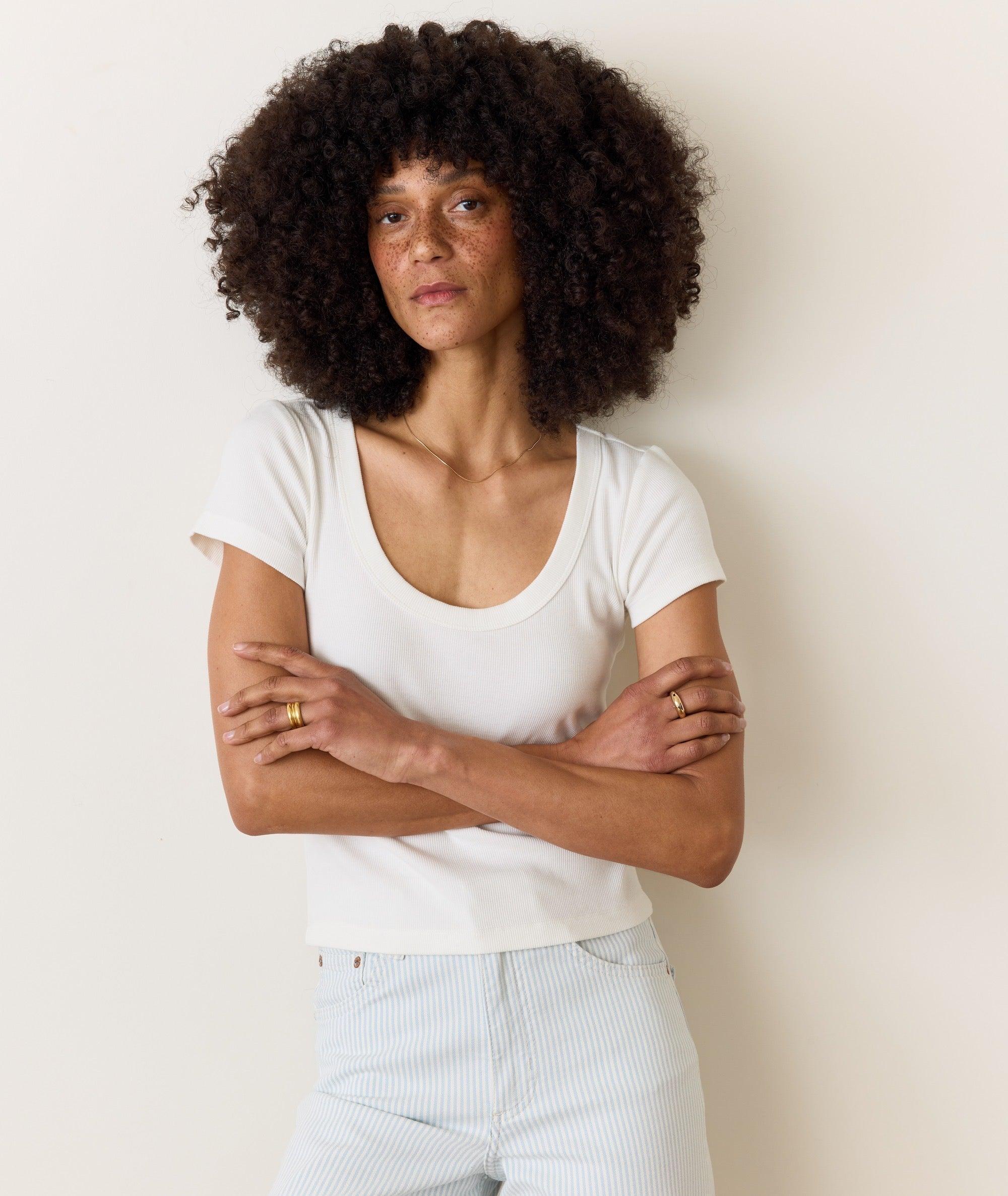 Lexi Rib Sun-In Scoop Tee Product Image