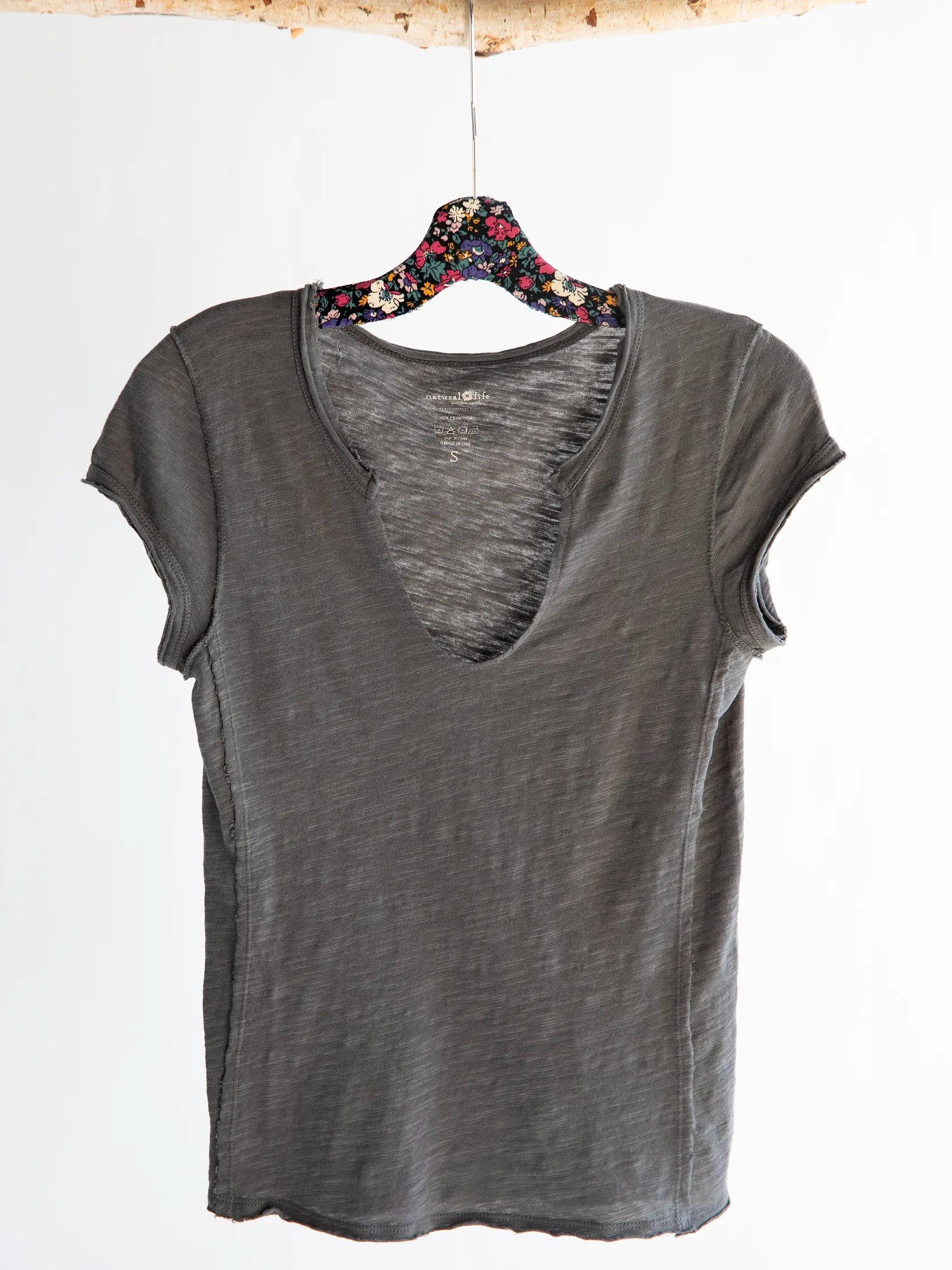 Molly Cotton Tee Shirt - Black Product Image