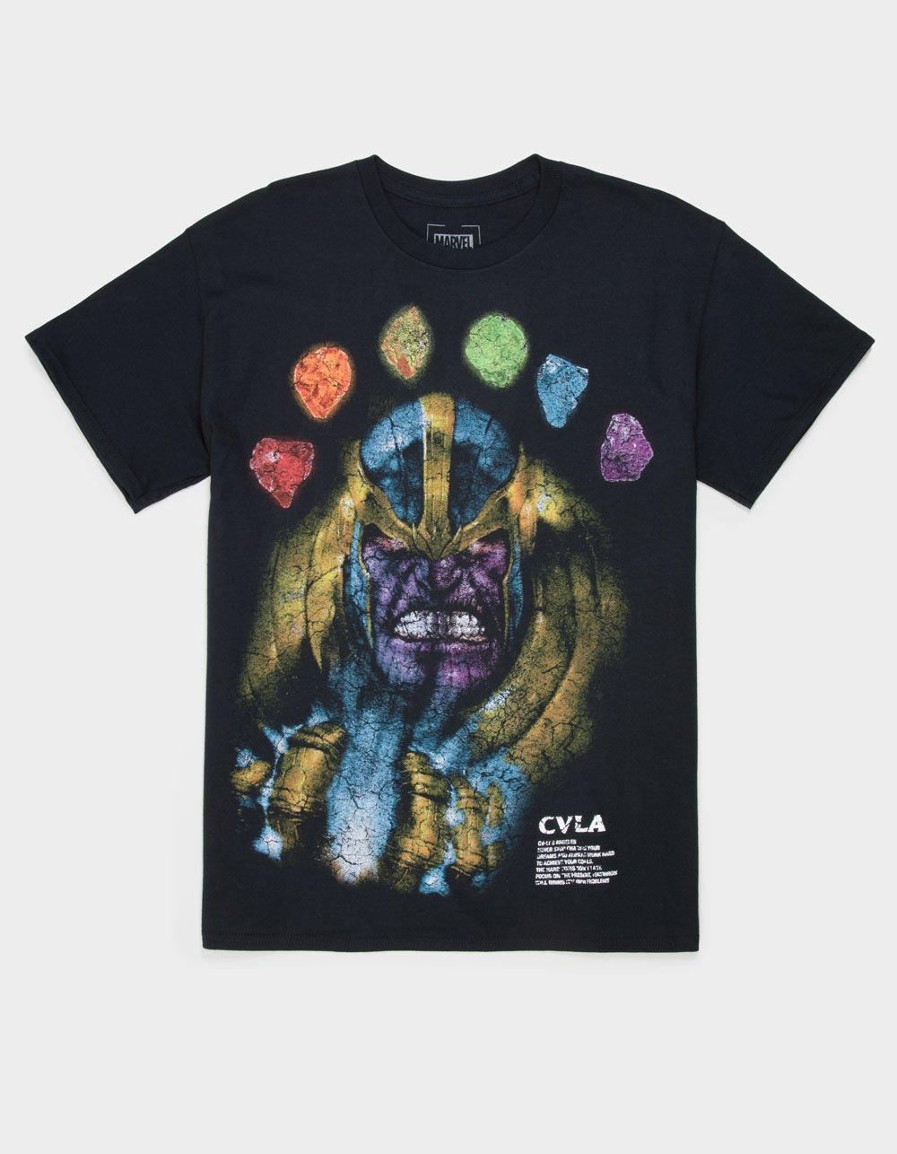 CVLA x Marvel Villains Thanos Mens Tee - BLACK Product Image