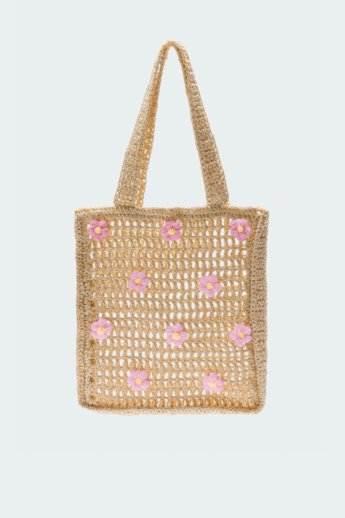 Oopsy Daisy Crochet Tote Bag Product Image