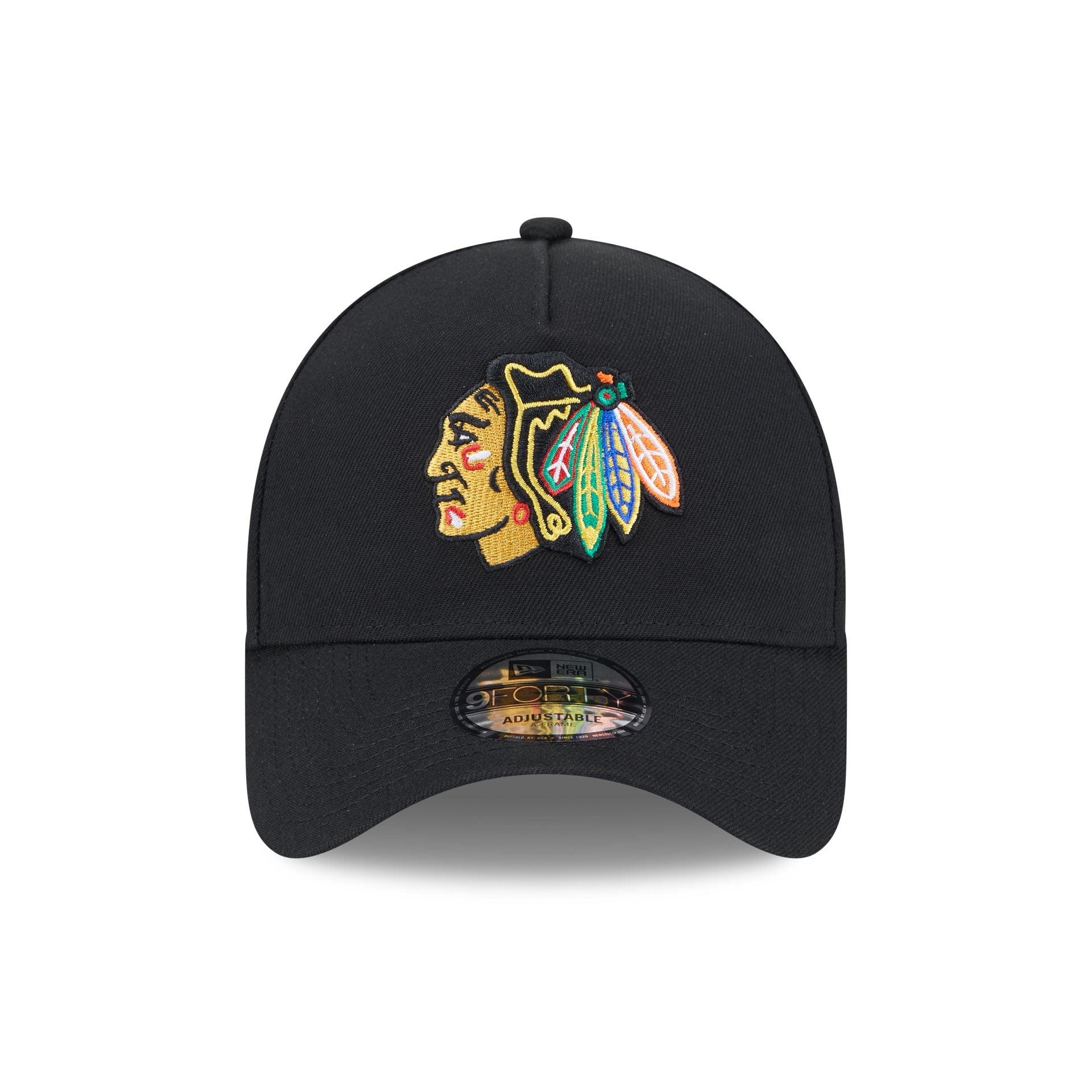 Chicago Blackhawks Team 9FORTY A-Frame Snapback Hat Male Product Image
