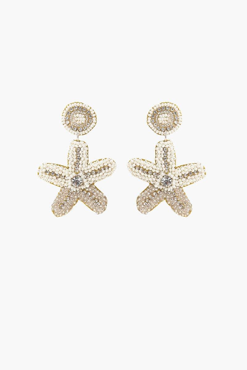 Pearl Stars Earrings Product Image