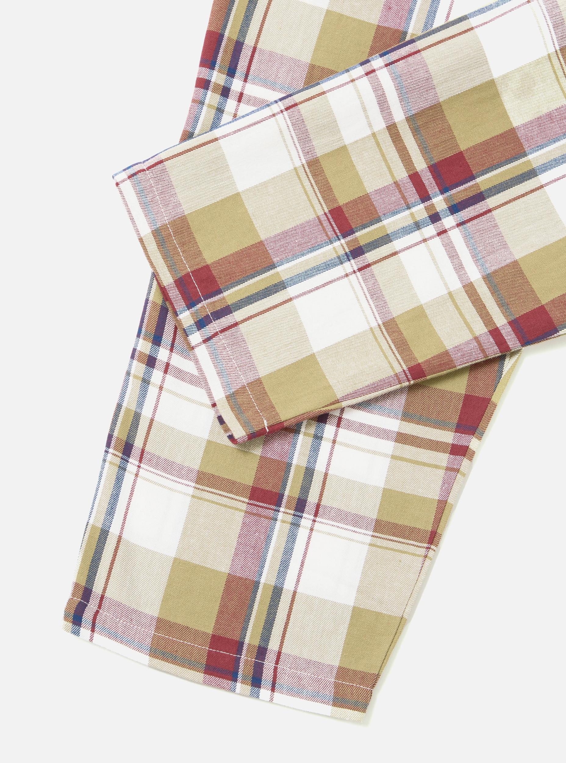 Red/Brown Kip Check Long Pyjama Set Product Image