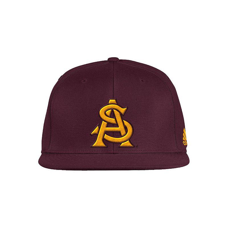 Men's adidas Maroon Arizona State Sun Devils On-Field Baseball Fitted Hat, Size: 7 5/8, Red Product Image