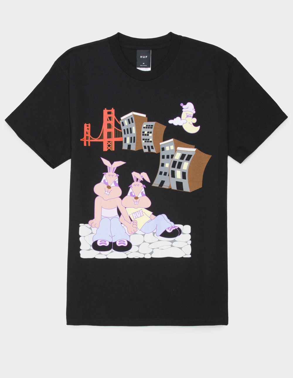 HUF Bae Views Mens Tee - BLACK Product Image