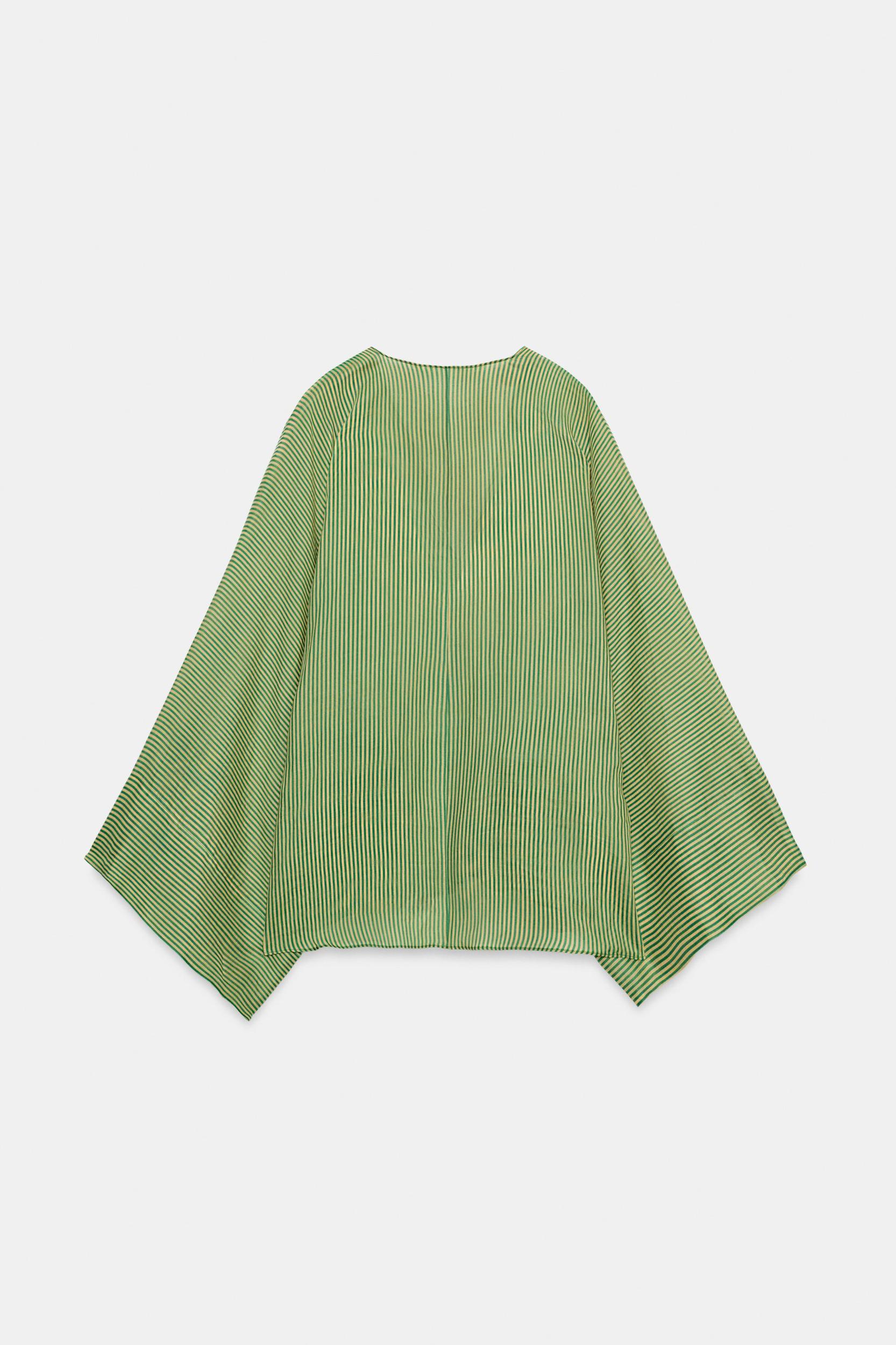 RAMIE STRIPED SHIRT ZW COLLECTION Product Image