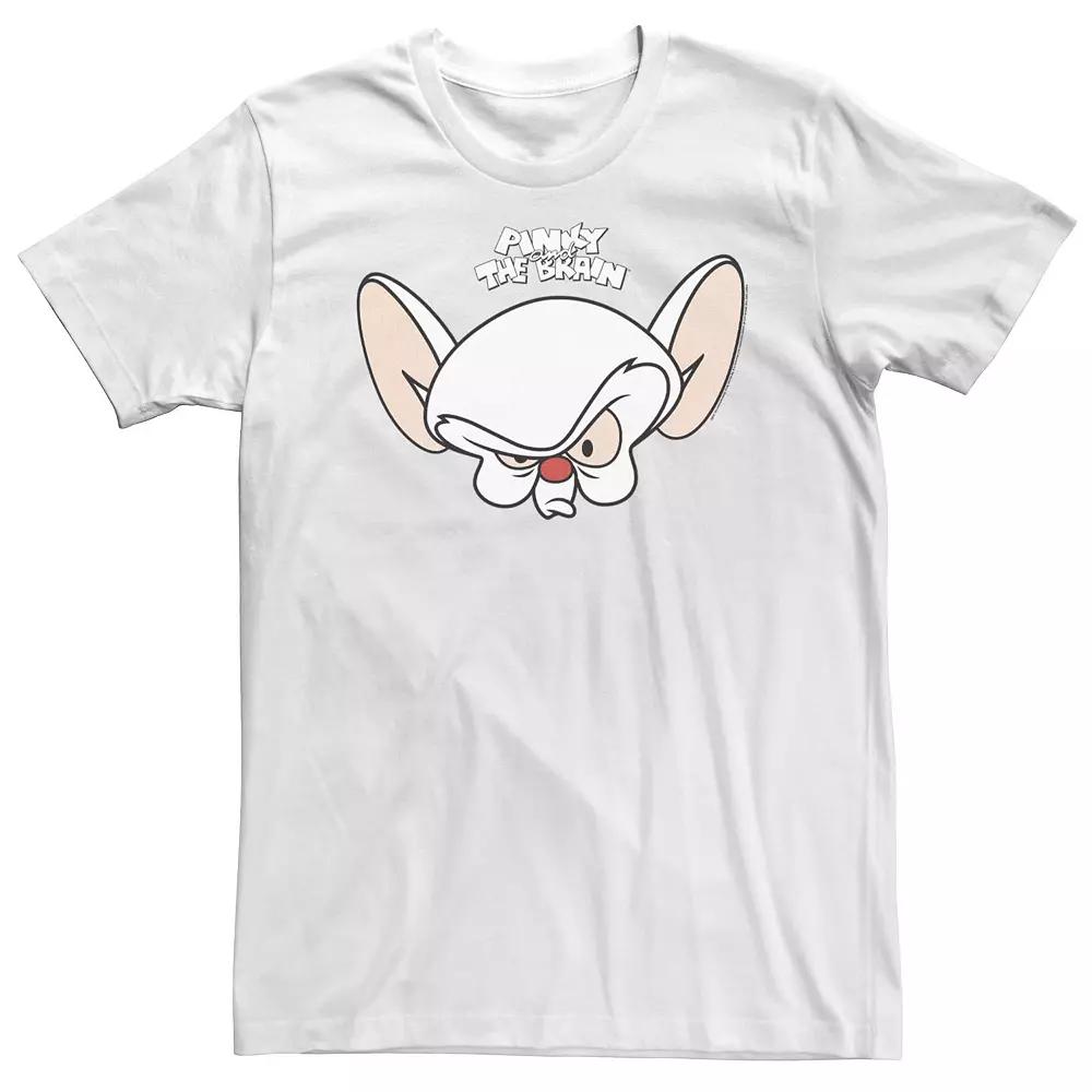 Big & Tall Pinky And The Brain Big Face Tee, Men's,  Product Image