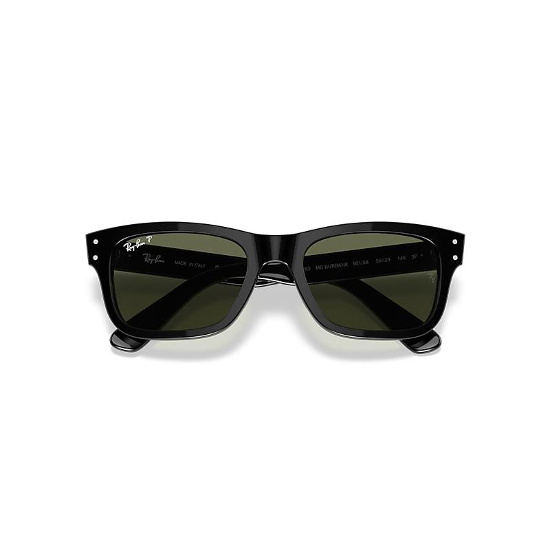 Ray-Ban Burbank Sunglasses Frame Green Lenses Product Image