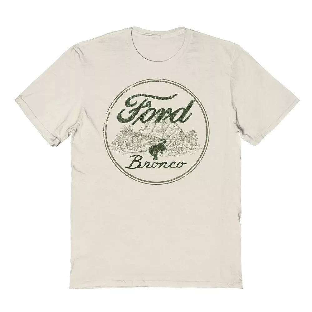 Men's Ford Bronco Graphic Tee, Size: Large, Natural Product Image