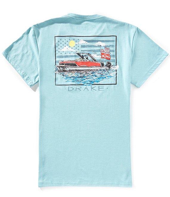 Drake Clothing Co. Americana Pontoon Short Sleeve Graphic T-Shirt Product Image