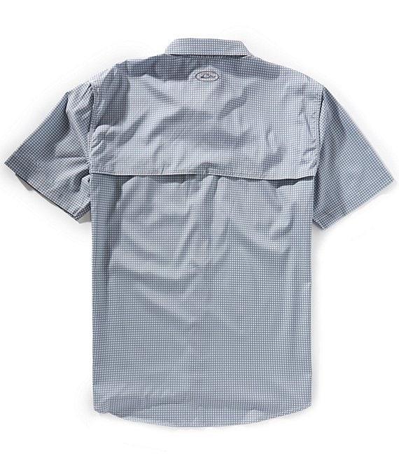 Drake Clothing Co. Frat Short Sleeve Gingham-Checked Woven Shirt Product Image