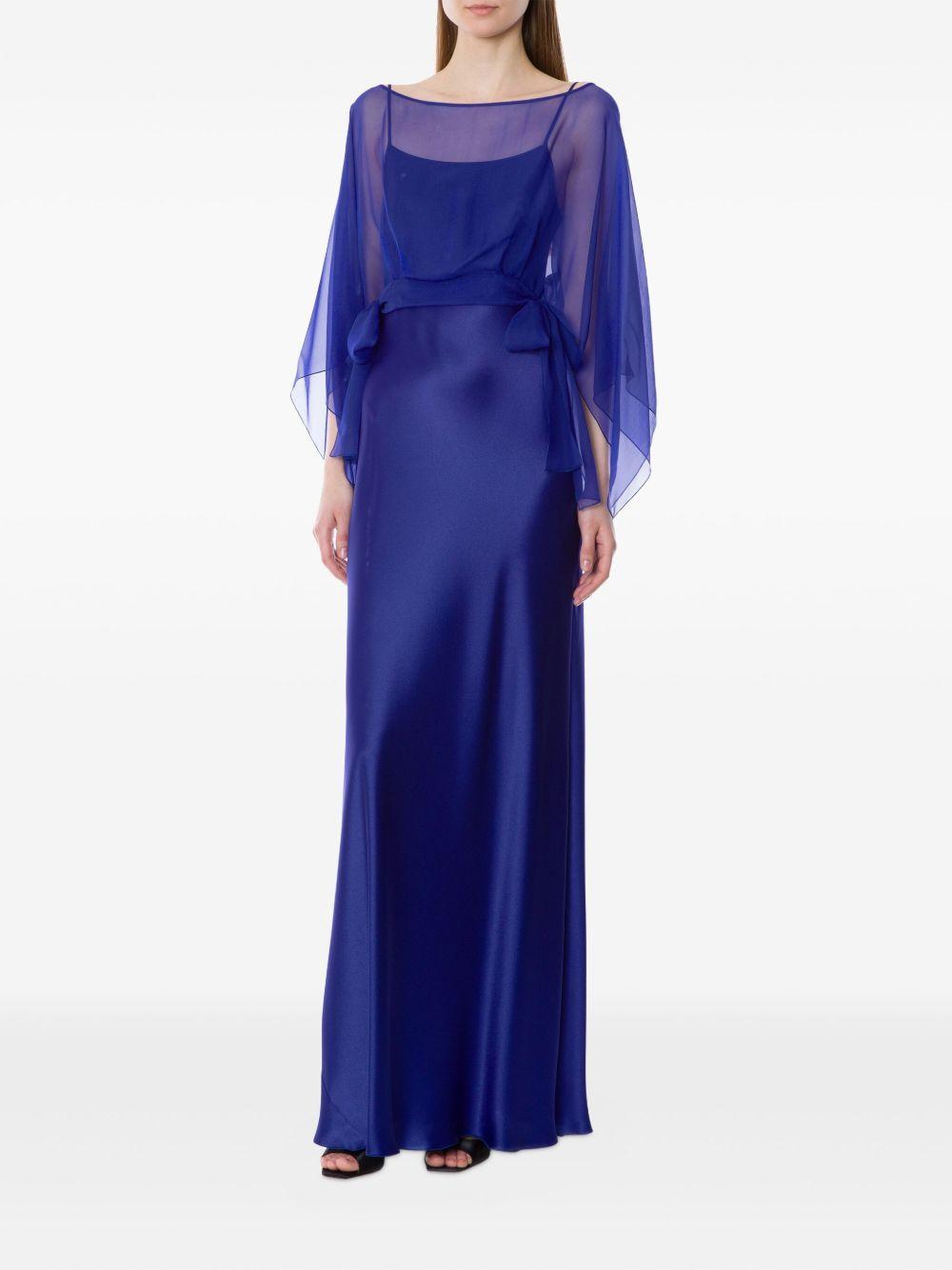 detachable-cape maxi dress Product Image