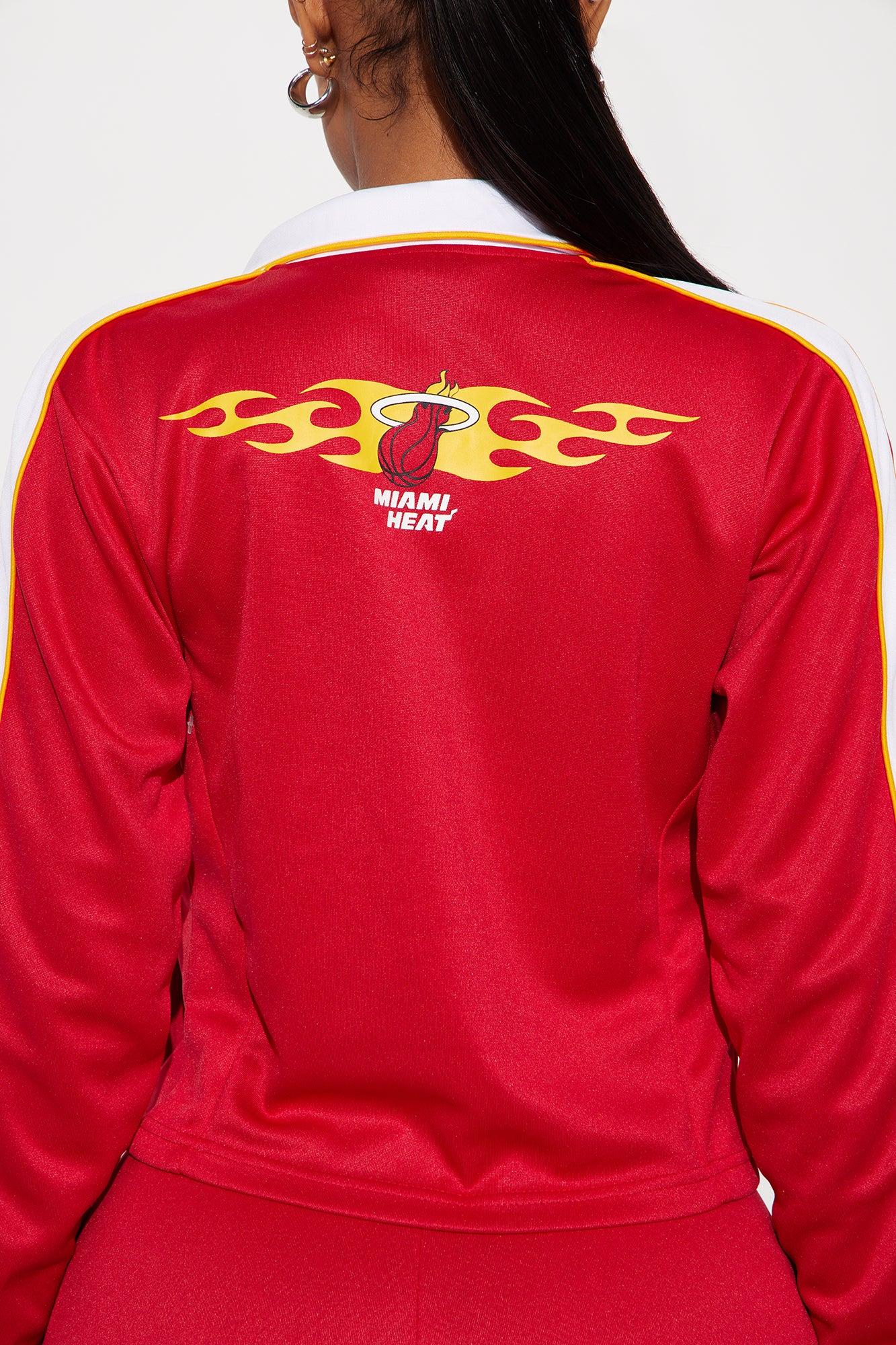 Miami Heat Halftime Track Jacket - Red Product Image