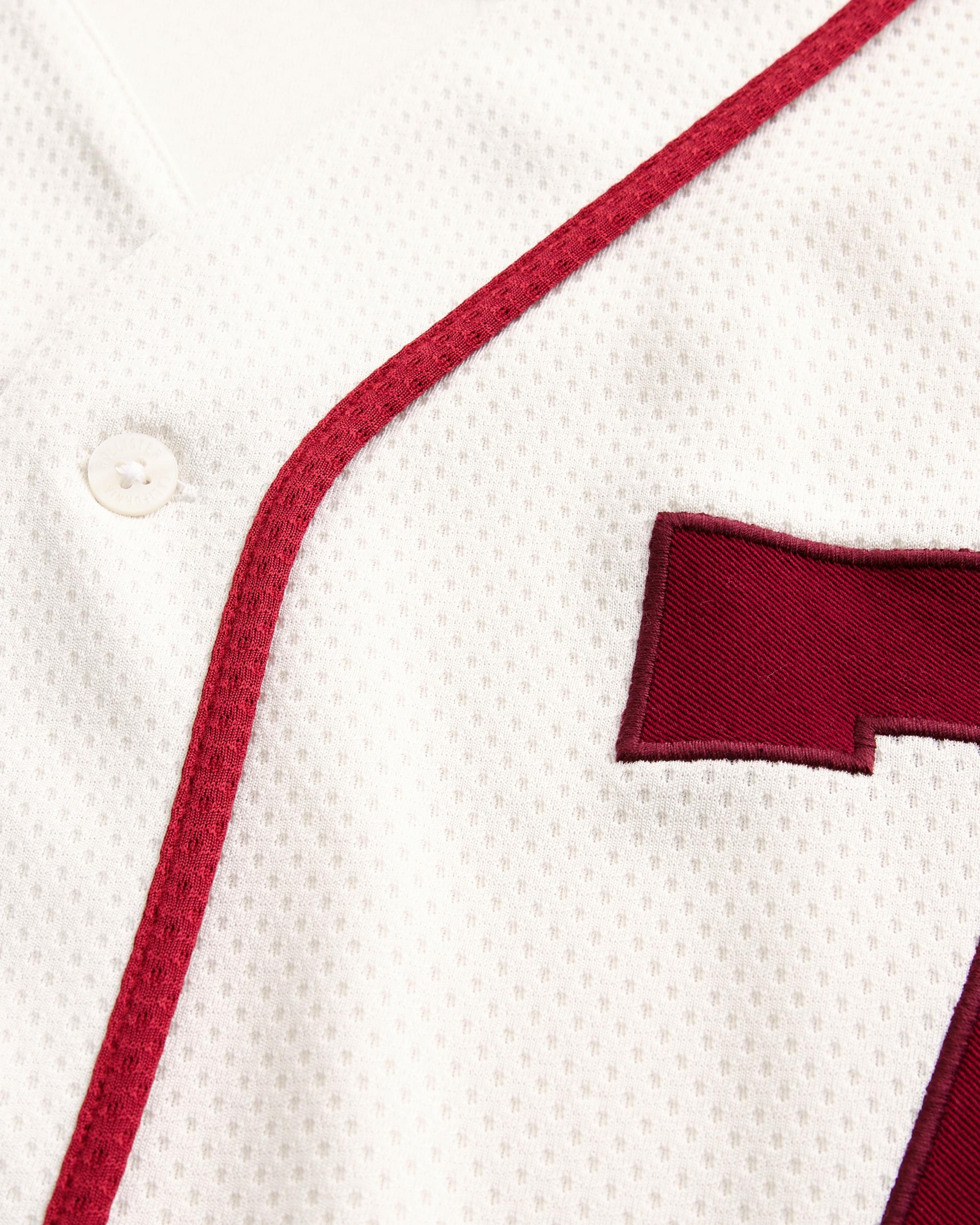 Boxy Looney Tunes Graphic Baseball Jersey Product Image