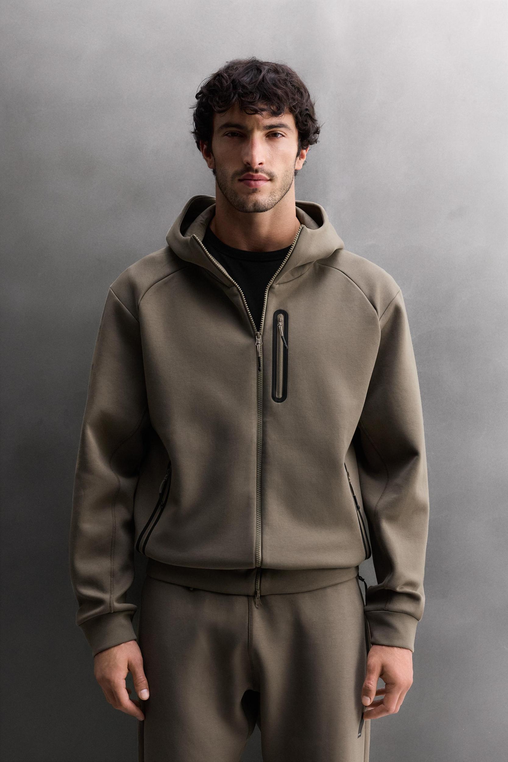 TECHNICAL ZIP HOODIE SWEATSHIRT Product Image
