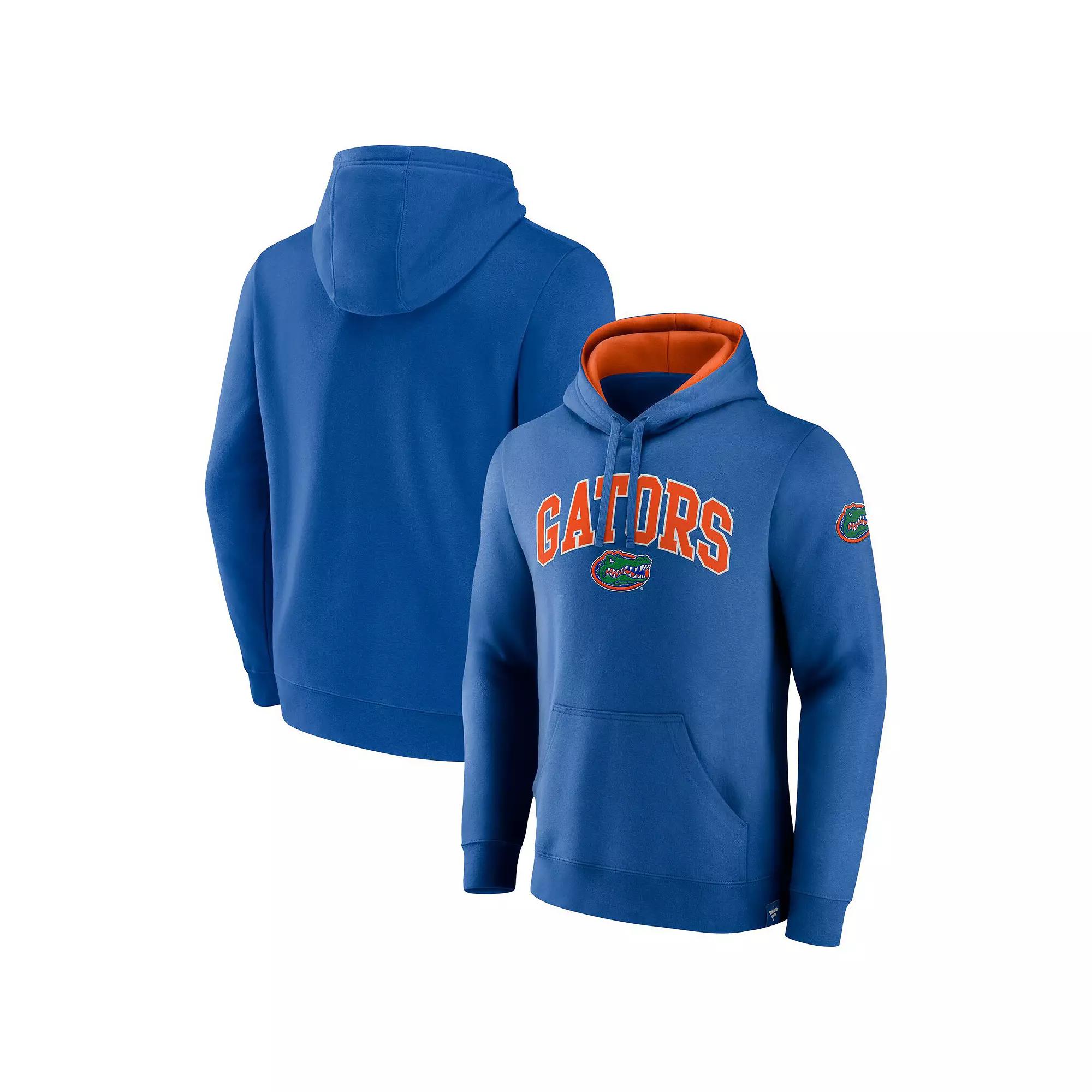Men's Fanatics Branded Royal Florida Gators Arch & Logo Pullover Hoodie, Size: 2XL, Blue Product Image