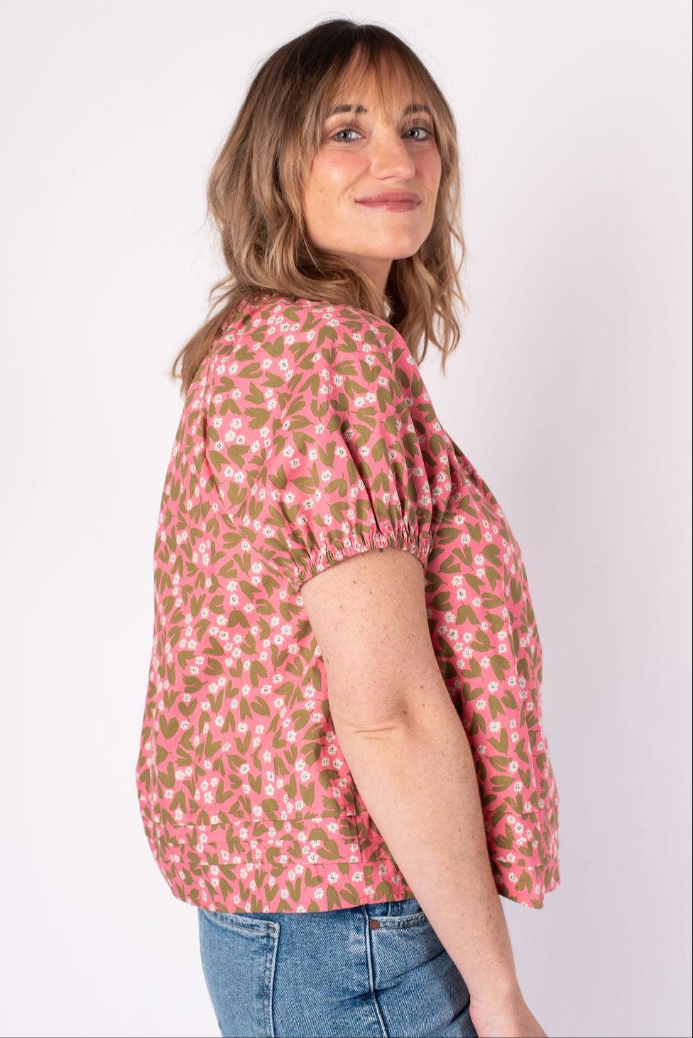 Sunny Days Short Sleeve Blouse Product Image