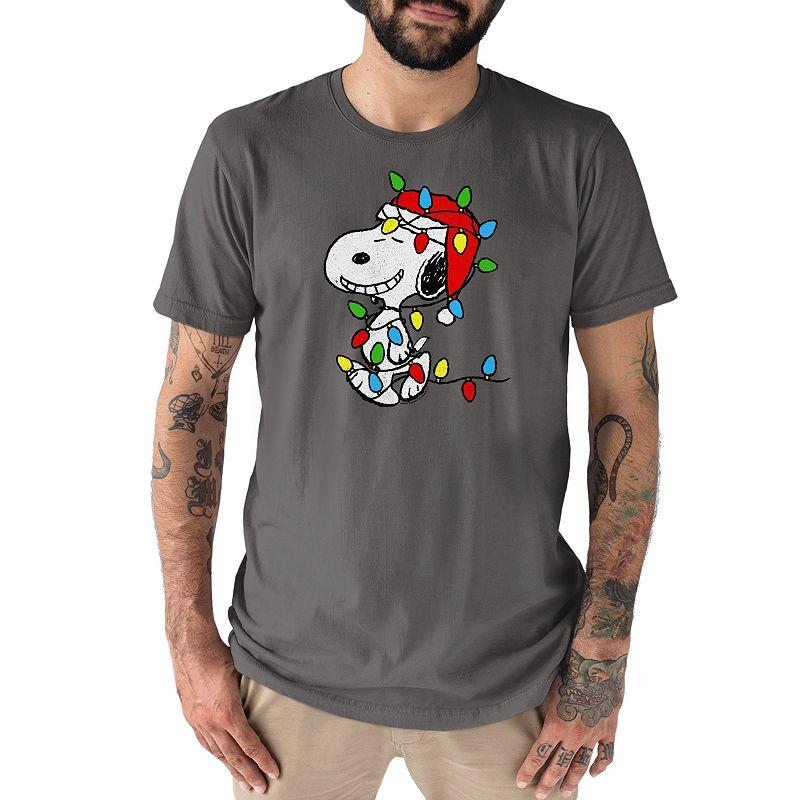 Men's Peanuts Snoopy Lights Tee,  Product Image