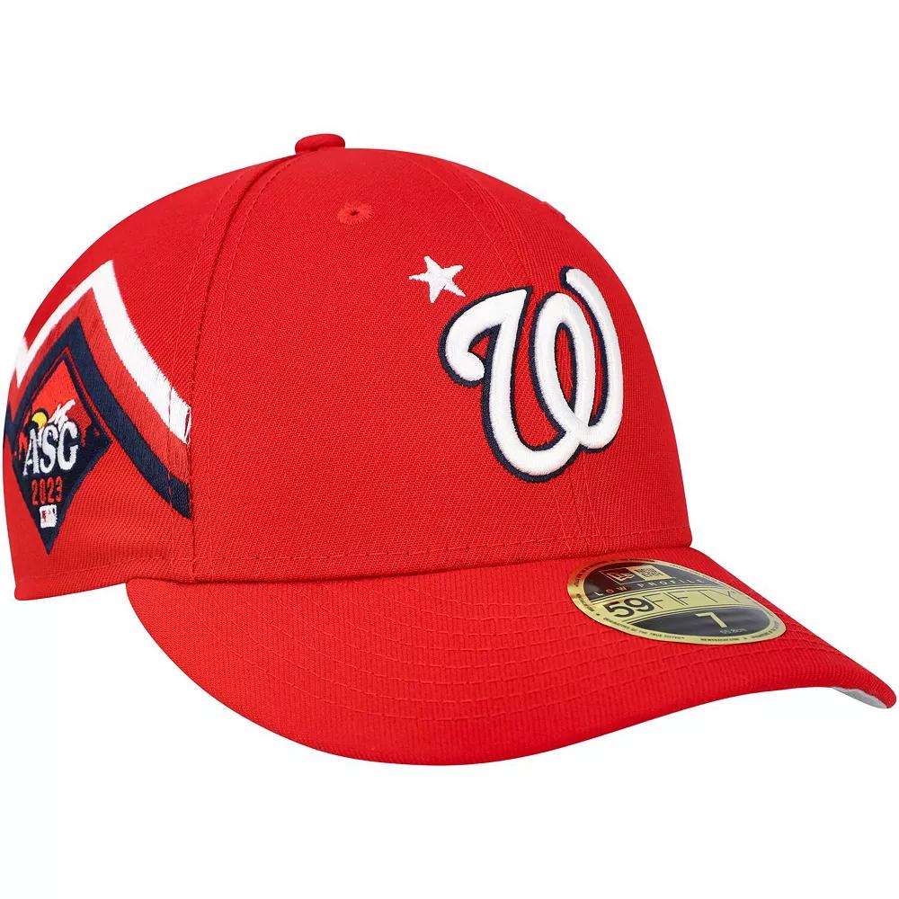 Men's New Era  Red Washington Nationals 2023 MLB All-Star Game Workout Low Profile 59FIFTY Fitted Hat, Size: 7 1/2 Product Image