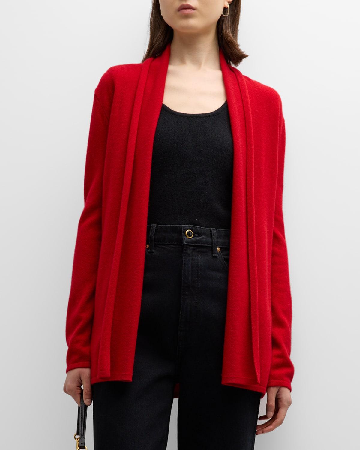 Cashmere Basic Open Cardigan Product Image