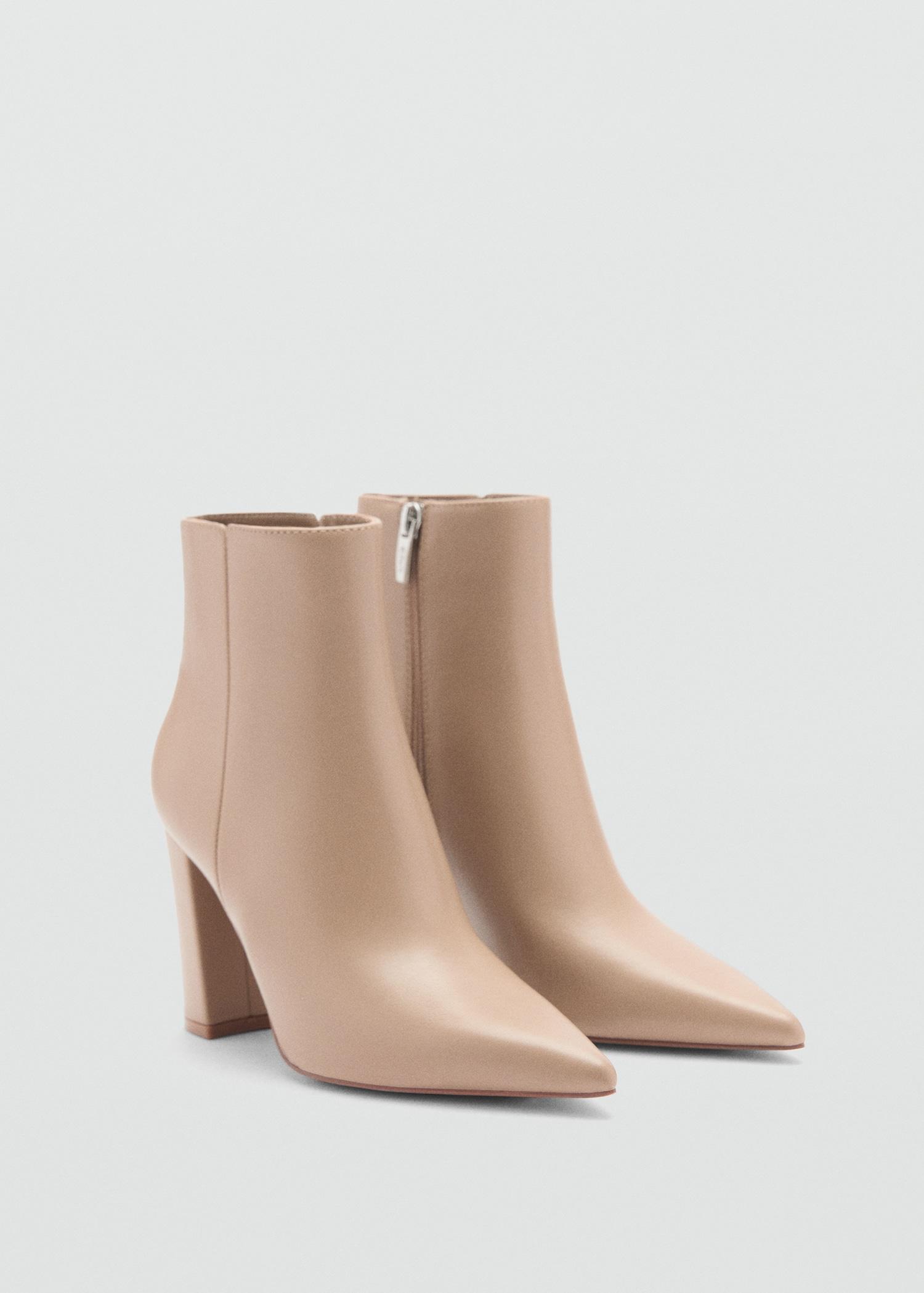 Pointed heel ankle boot - Women | MANGO USA Product Image