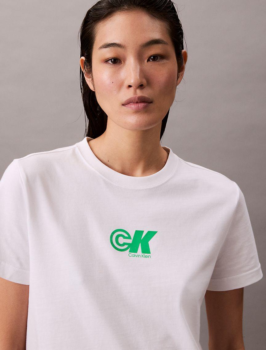 Monogram Logo Graphic Slim T-Shirt Product Image