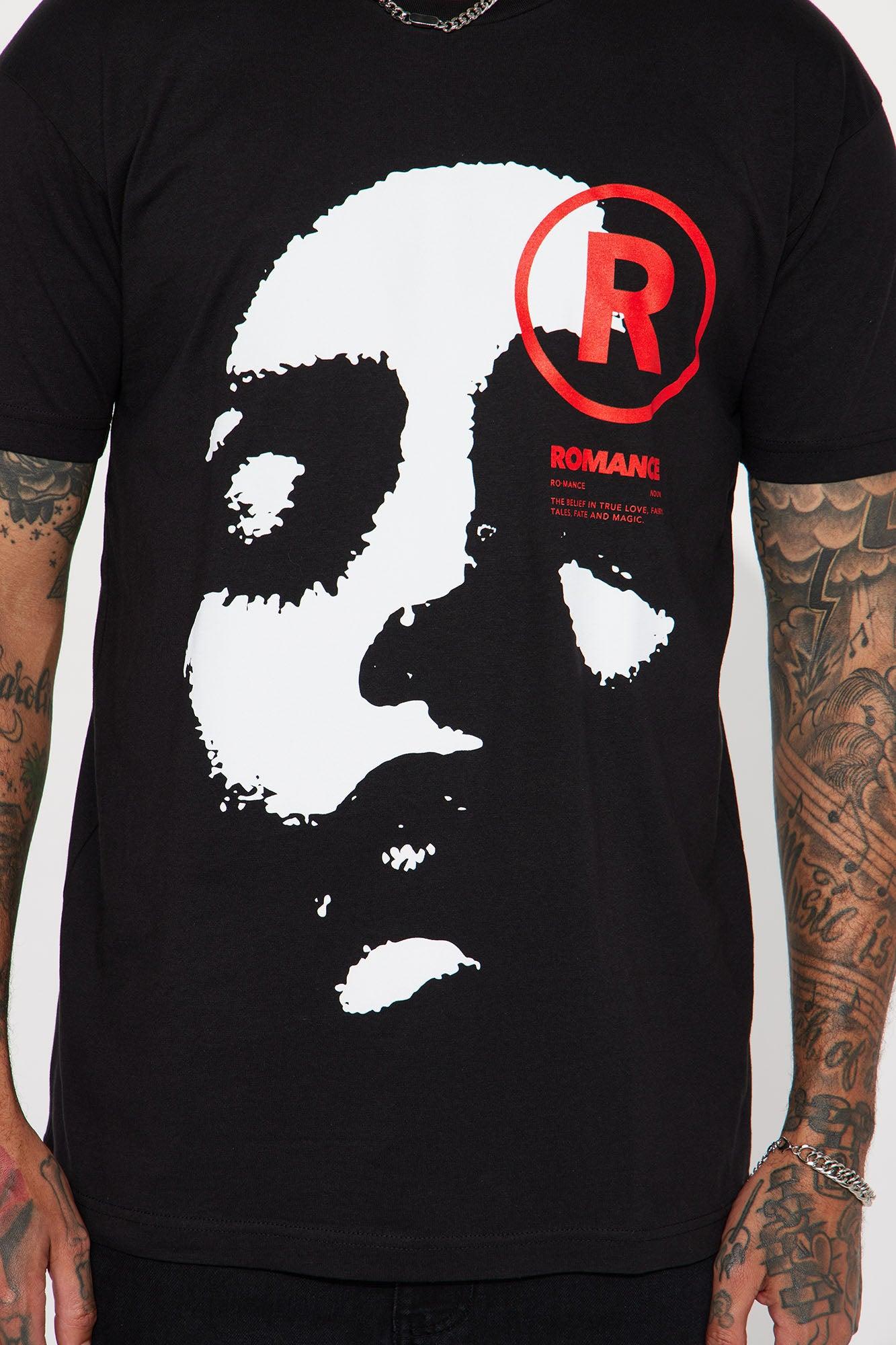 Romance Short Sleeve Tee - Black Product Image