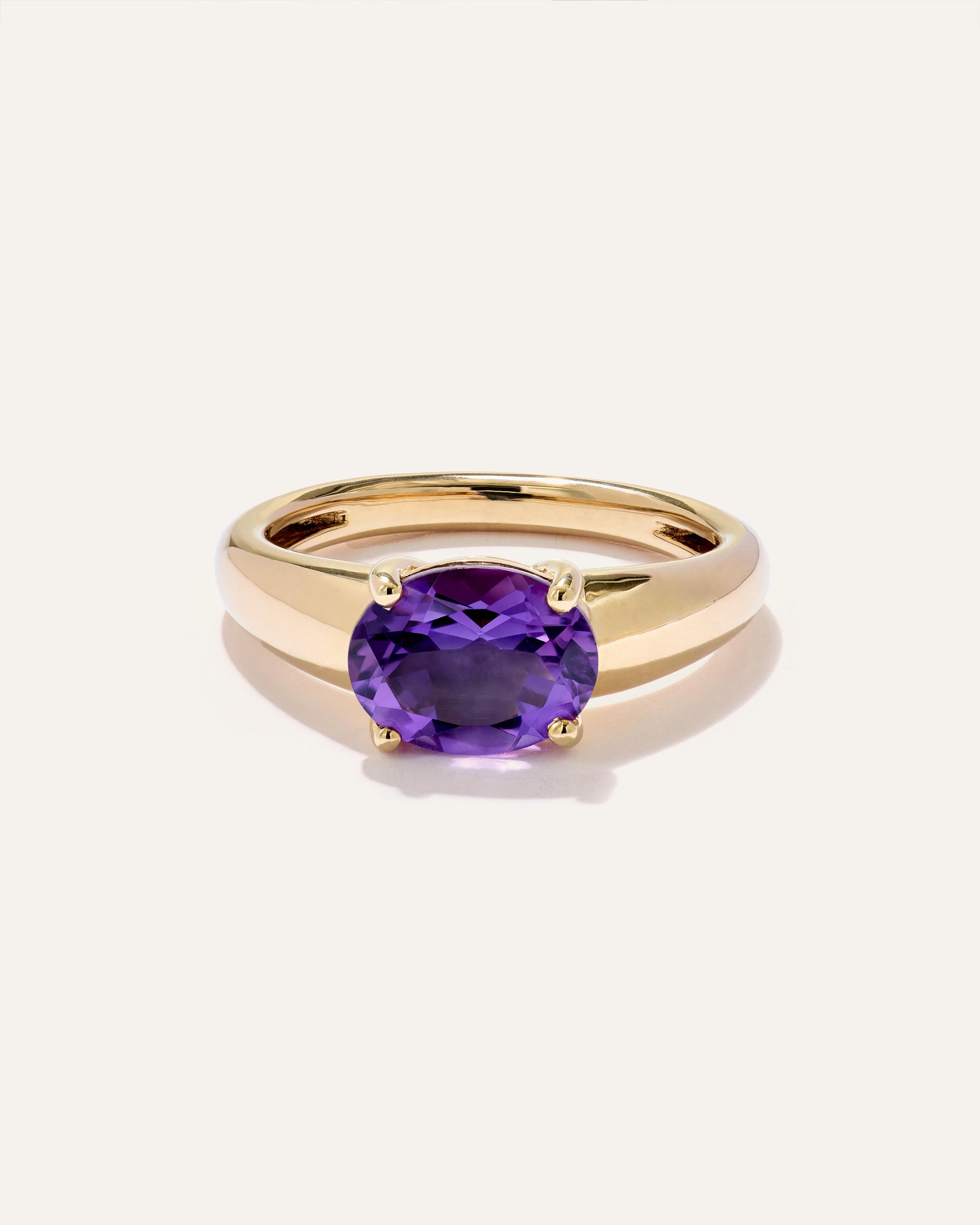 Quince | Women's 14K Gold Gemstone Vintage Inspired Ring Product Image