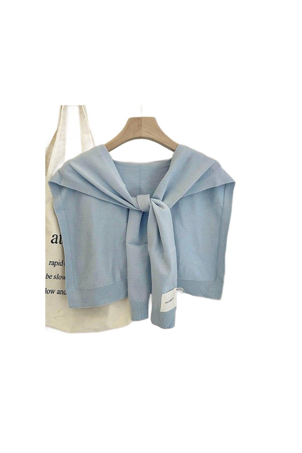 Solid Color Outer Shawl Product Image