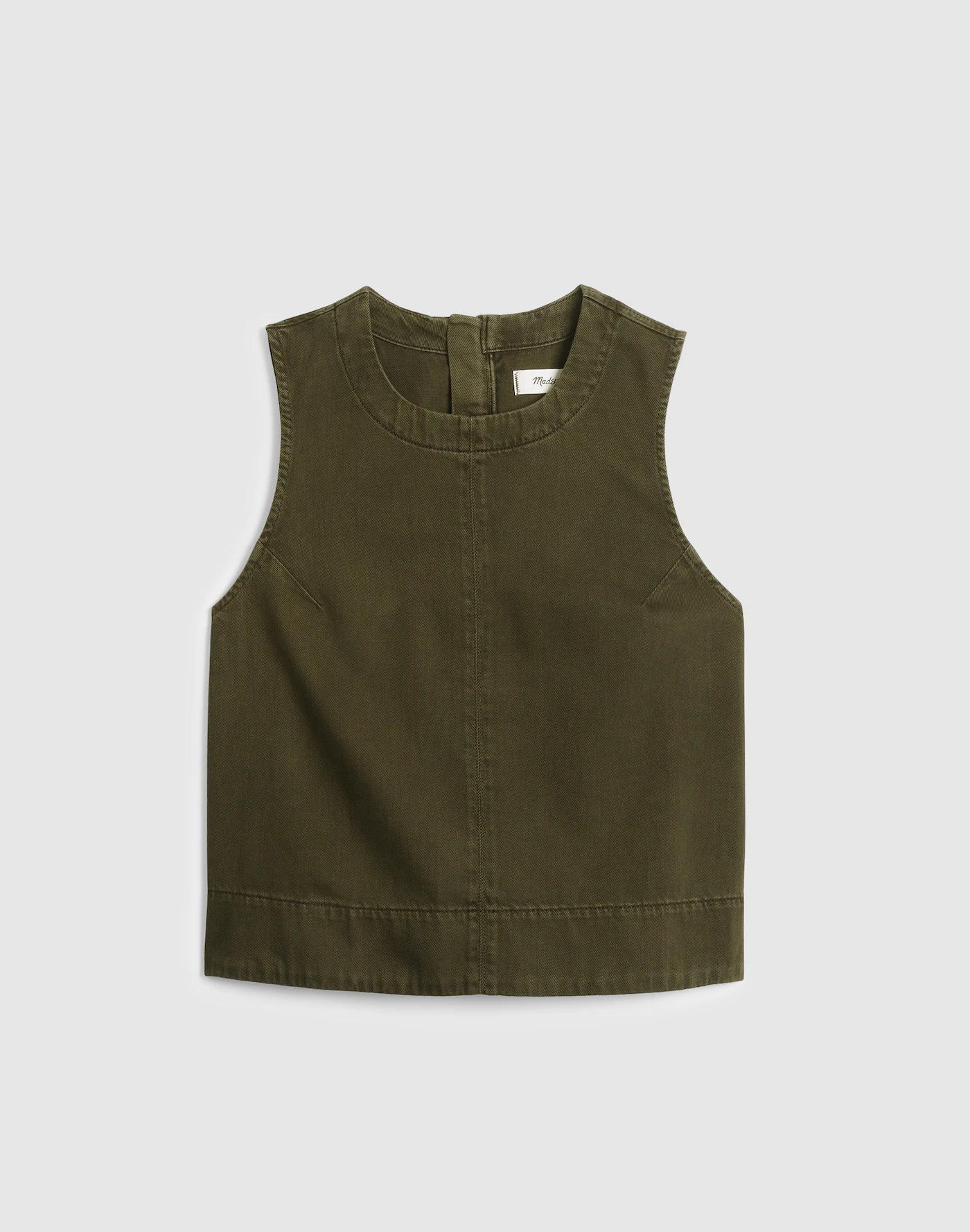 Boxy Shell Top in Garment Dye Product Image