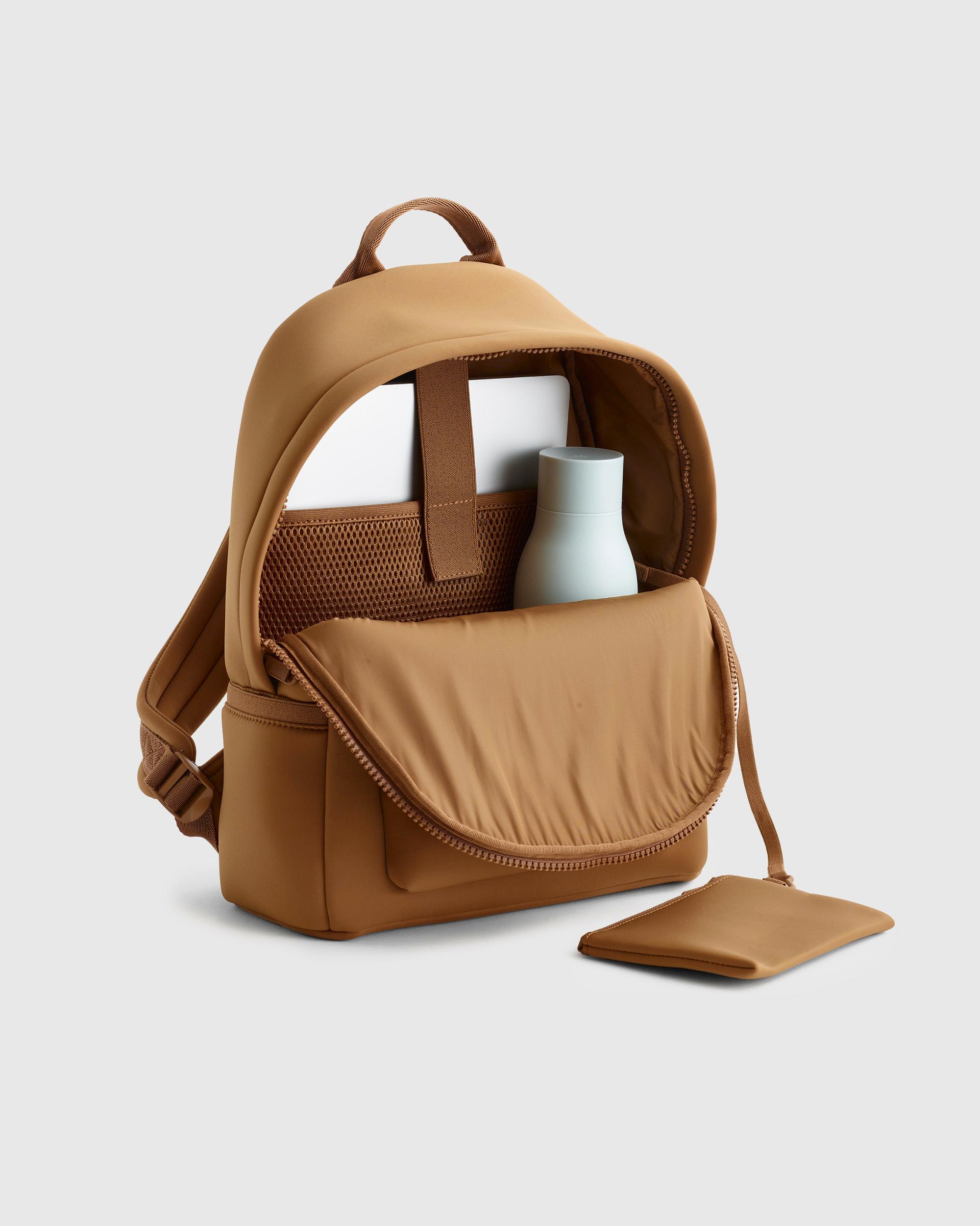 Quince | Women's All-Day Neoprene Backpack in Mocha Product Image