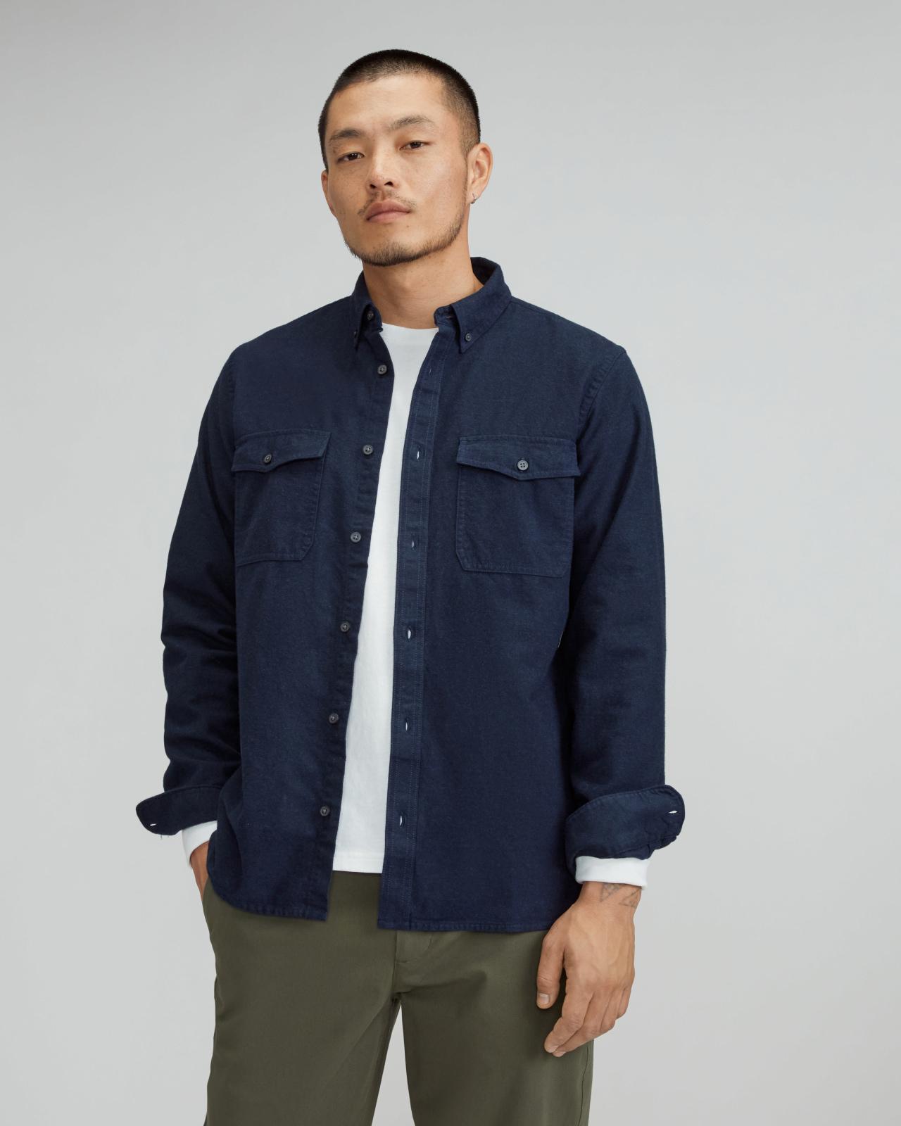 Mens Brushed Flannel Shirt by Everlane Product Image