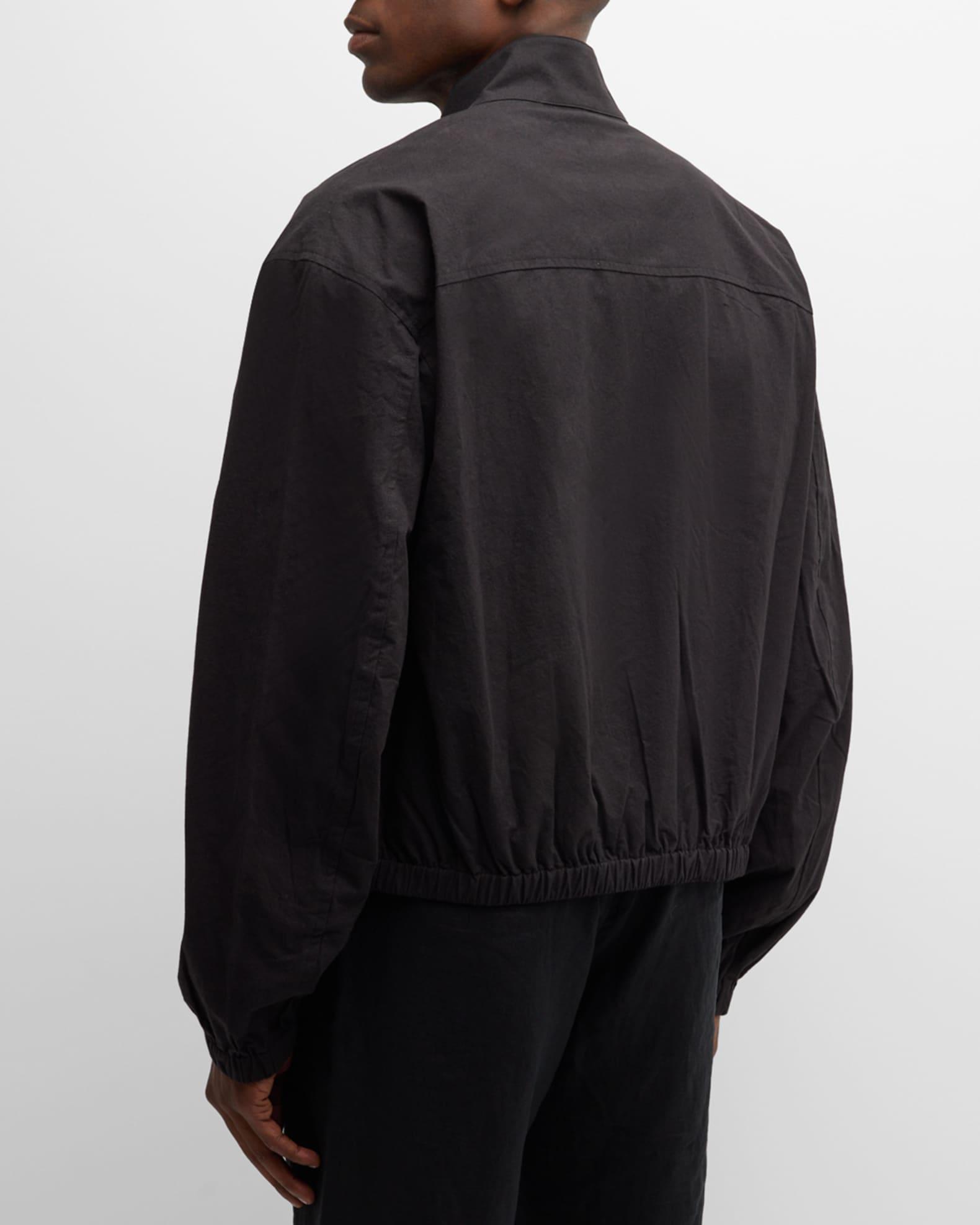 Mens Solid Harrington Jacket Product Image