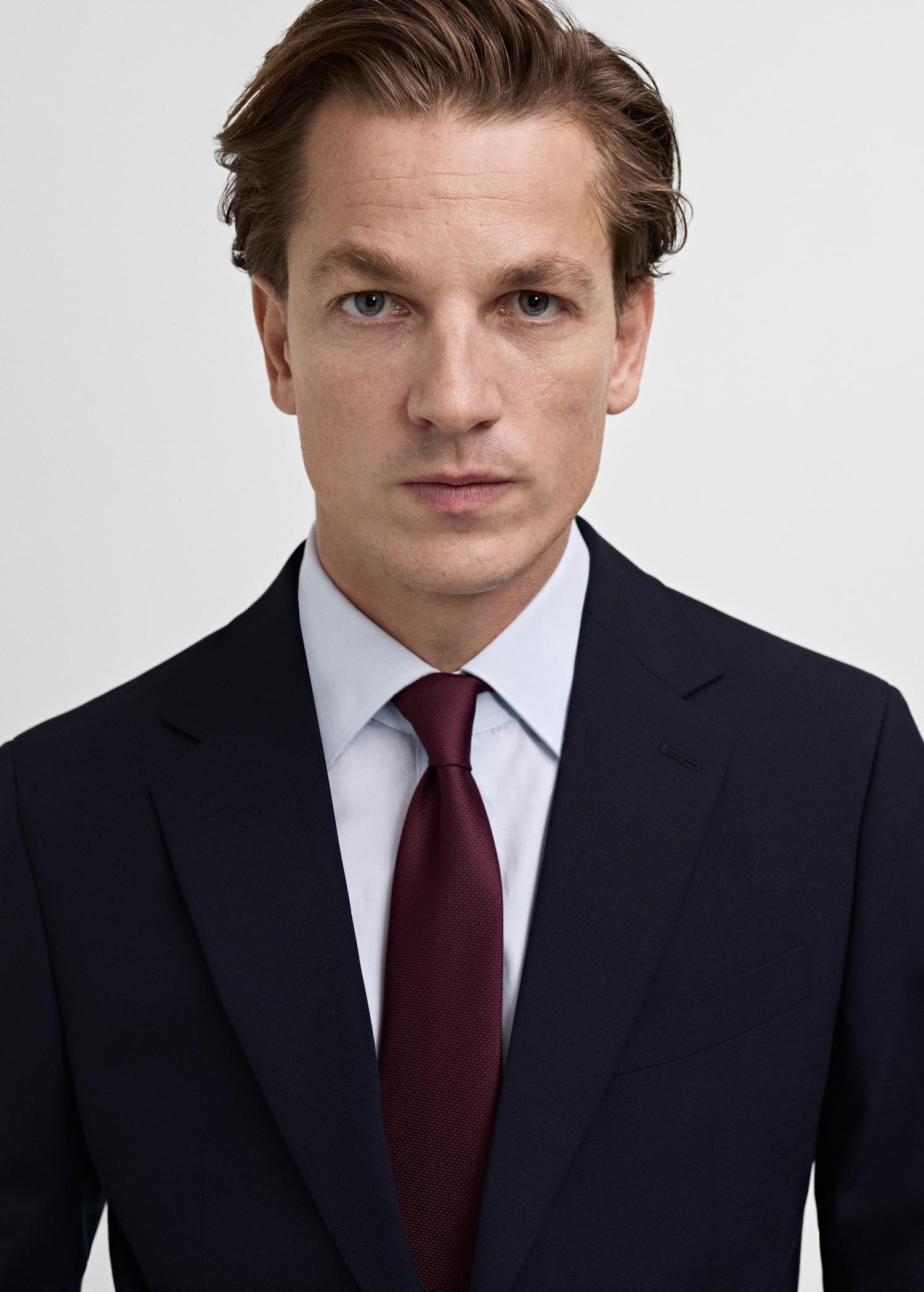 Turin 100% wool suit blazer - Men | MANGO USA Product Image