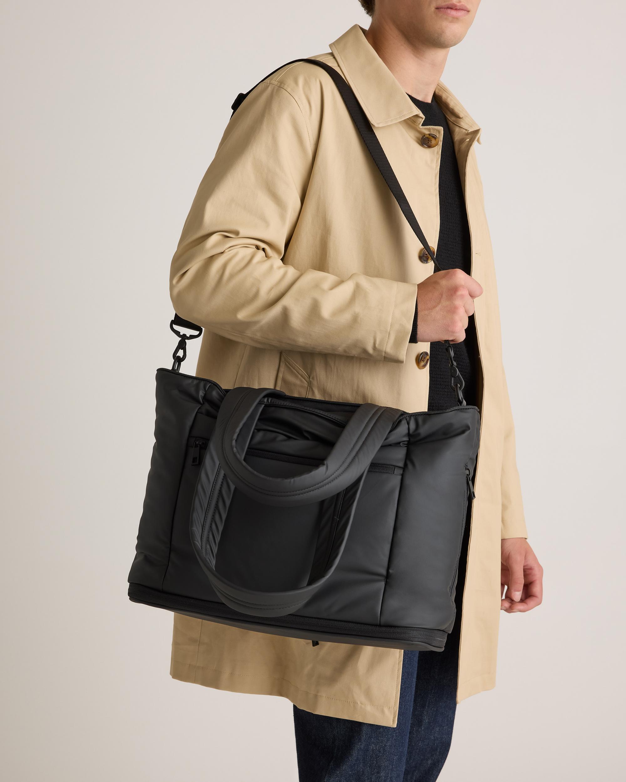 Quince | Women's Water Repellent Puff Expandable Tote Recycled Polyester Product Image