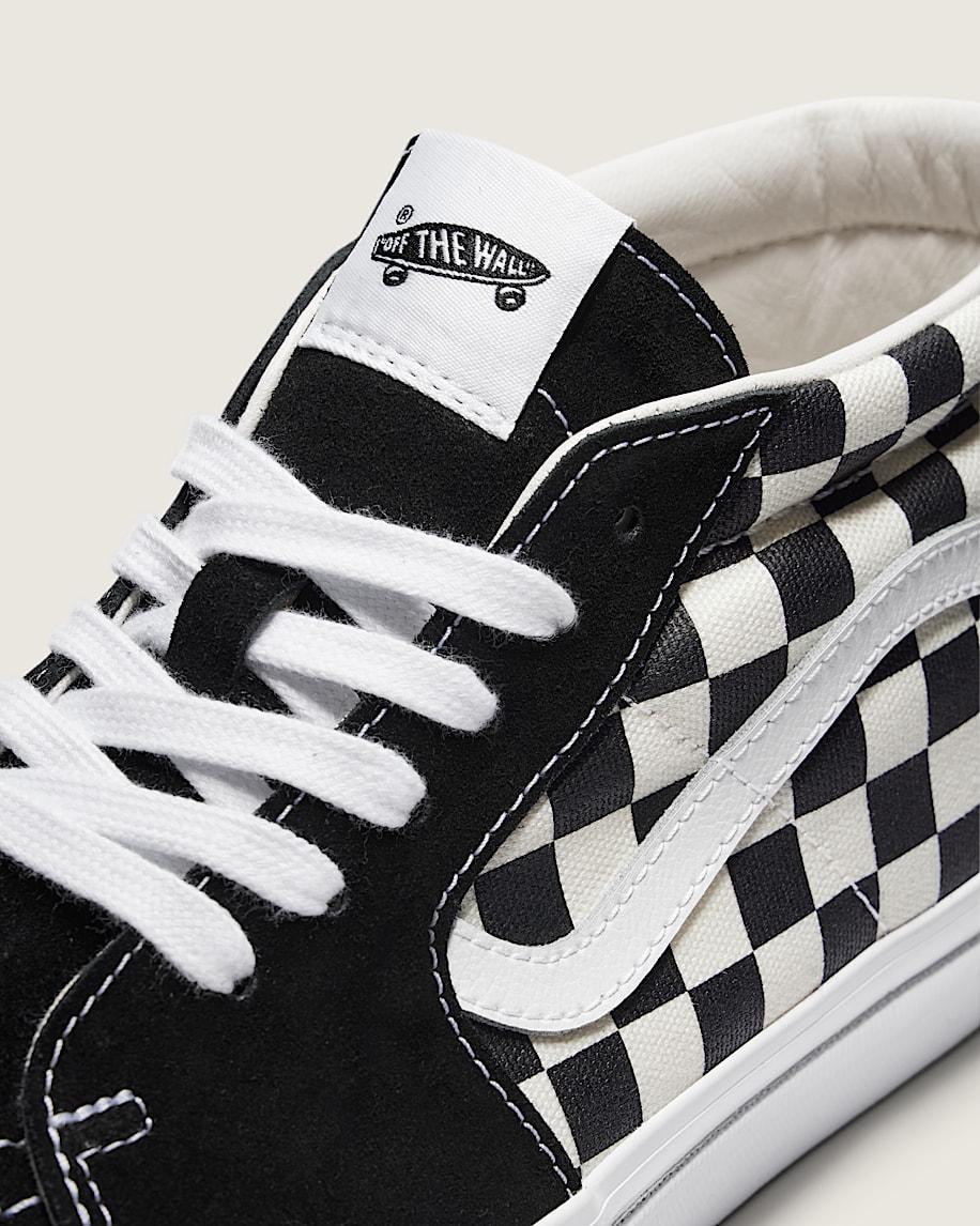 Premium Sk8-Mid Shoe in Black / White| Vans US Product Image