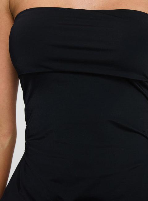 Strutter Strapless Top Black Product Image