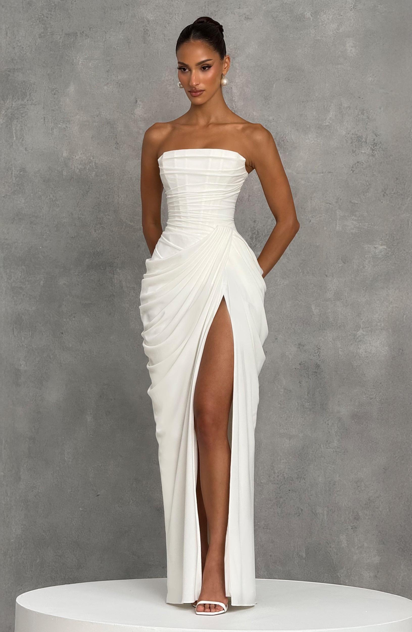 Cyra Maxi Dress - Ivory Product Image